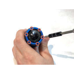 Снятие крышки объектива Ion Air Pro