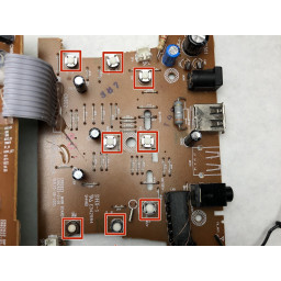 Замена кнопок RCA RCR8622