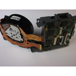 Замена объектива Panasonic Lumix DMC-FX01 в сборе